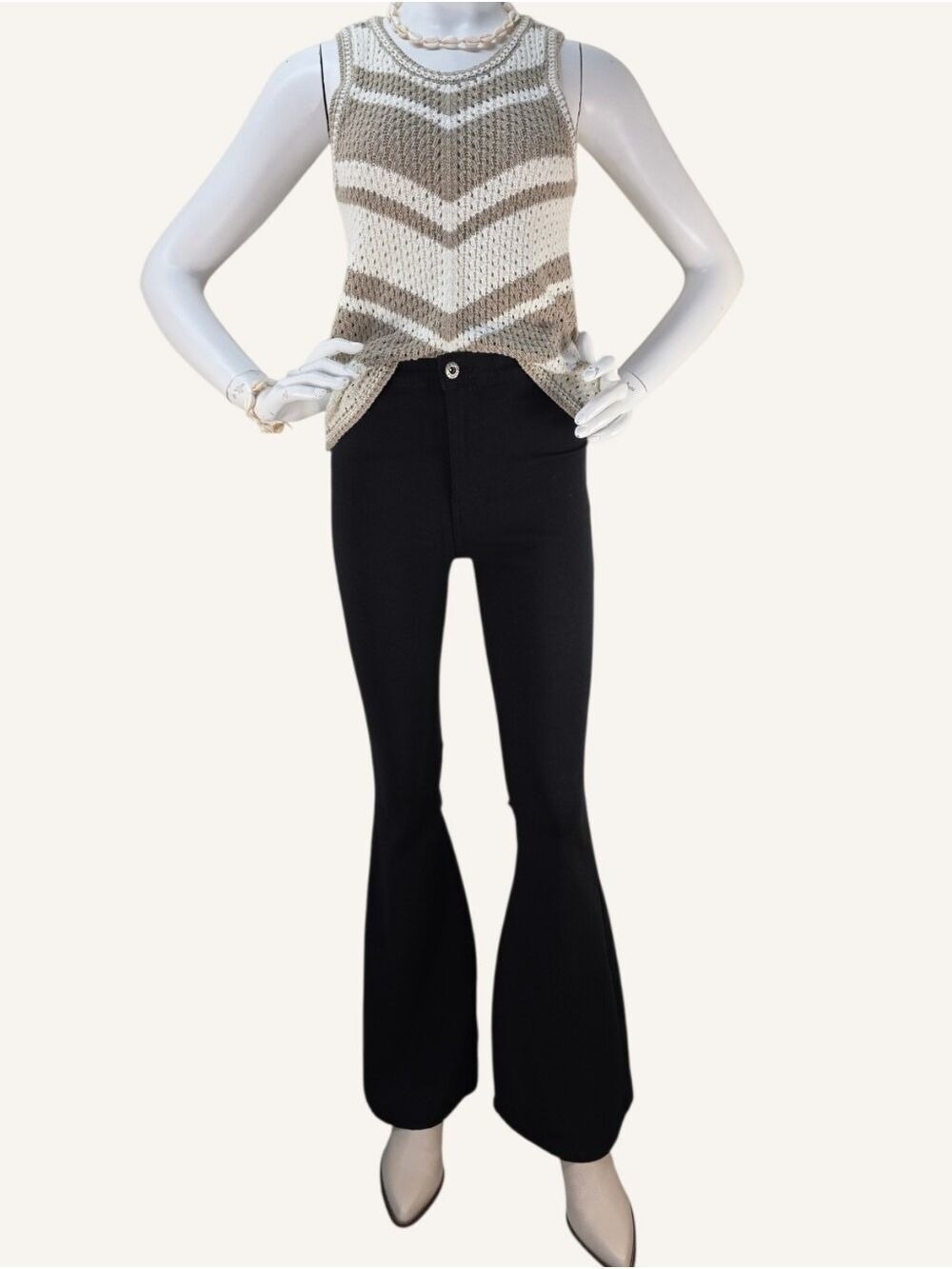 Black Flare Pants Medium Jc & Jq NWT Y2K Back to School